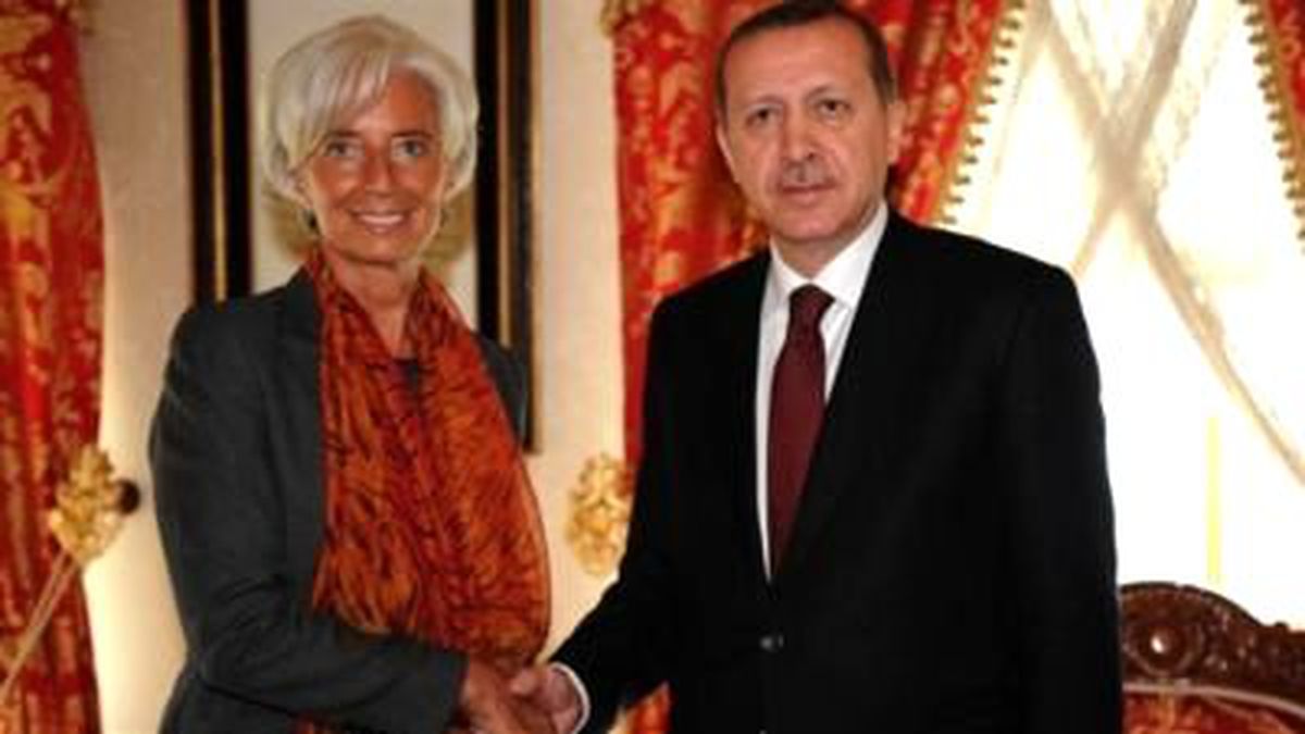 Başbakan Erdoğan, IMF Başkanı Lagarde\'ı Kabul Etti
