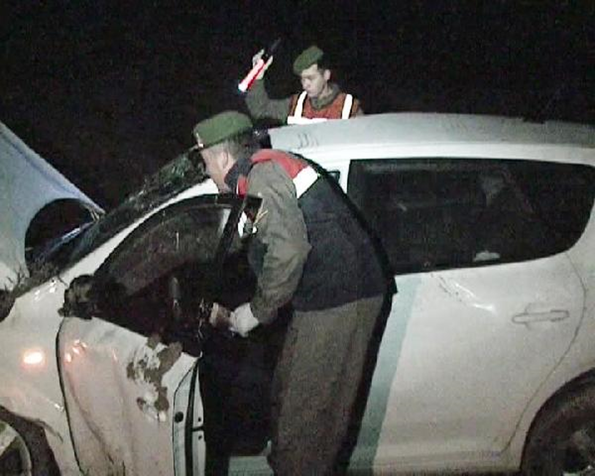 Kaza Yapan Otomobilde 450 Gram Esrar Ele Geçirildi