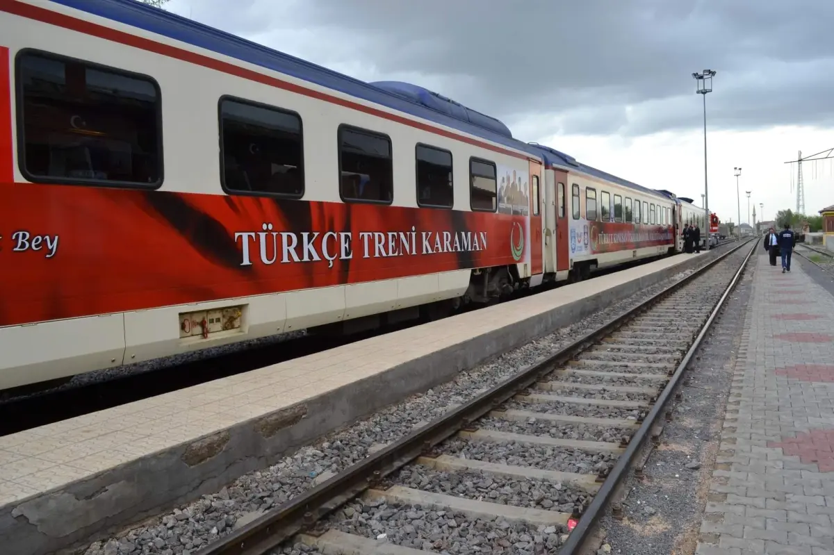 Türkçe Treni Kayseri\'den Niğde Garına Geldi