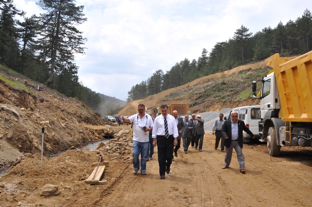 Vali Al Yangın Sezonu Öncesi Gölet Çalışmalarını Yerinde İnceledi