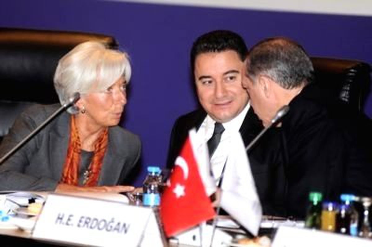 Başbakan Yardımcısı Ali Babacan, IMF Başkanı Lagarde ile Görüştü