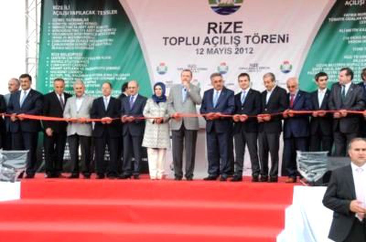 Başbakan Erdoğan Rize'de Ovit Tüneli Temel Atma Törenine Katılacak