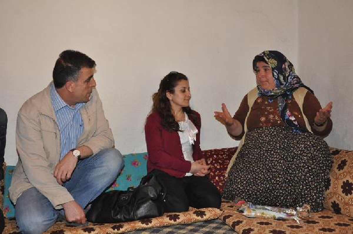 Hakkari\'de Kesk Üyelerinden Hüzünlü Anneler Günü Ziyareti