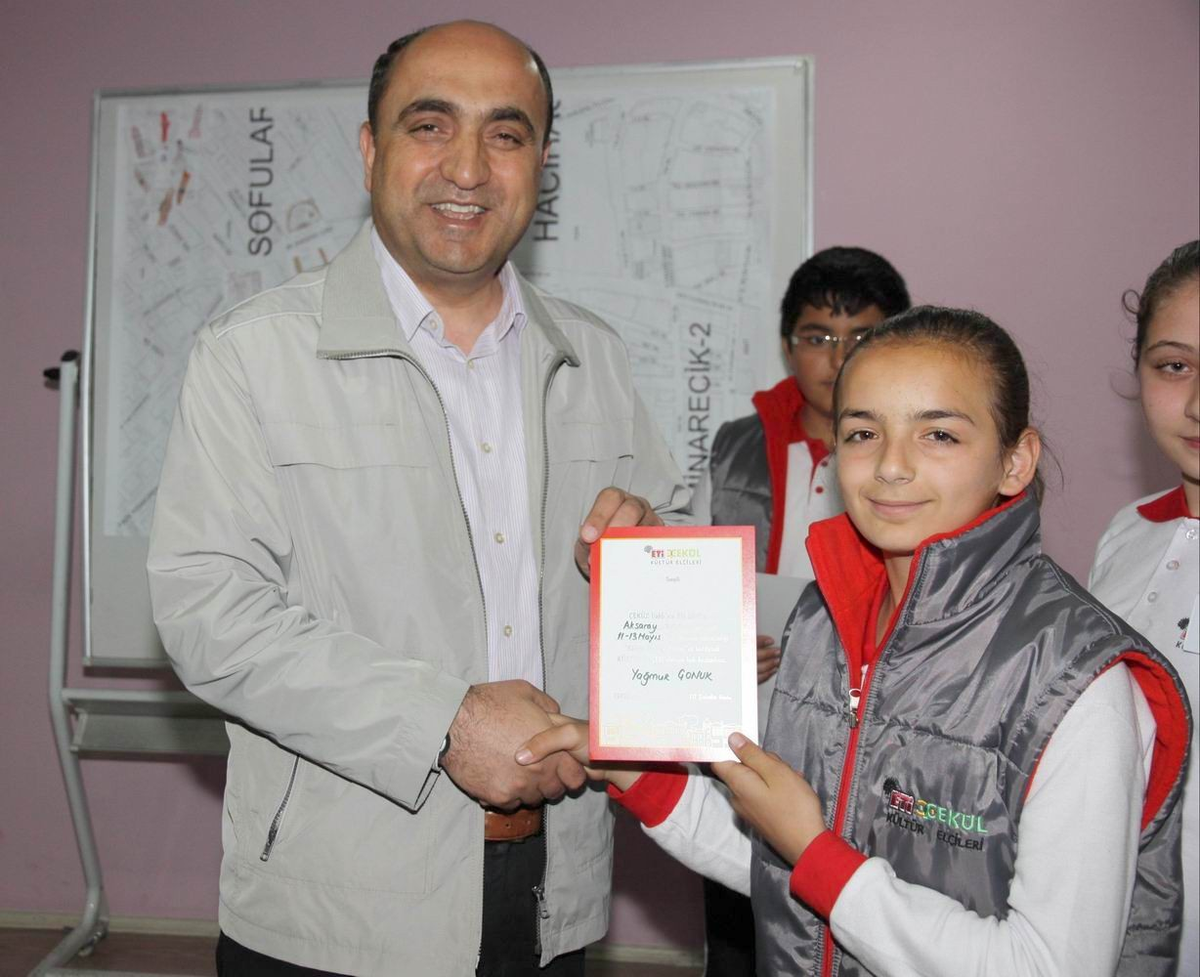 Aksaray\'da Kültür Elçilerine Sertifika