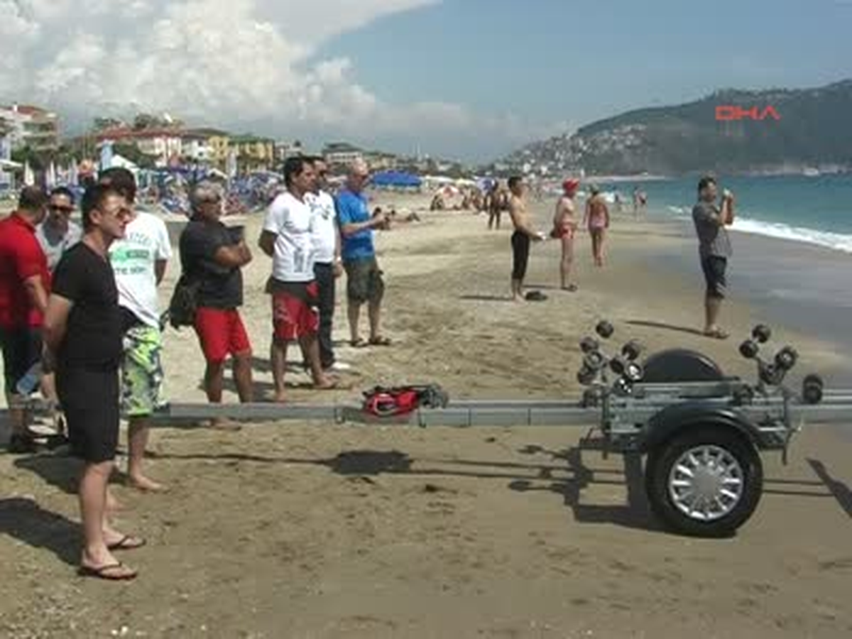 Alanya\'da Flyboard Heyecanı