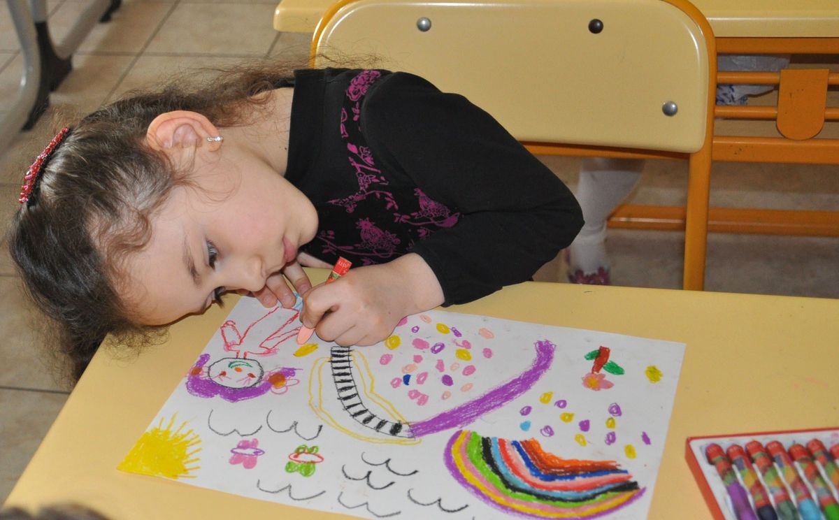 Düzce\'de Anaokulları Arası 2.pastel Boya Resim Yarışması