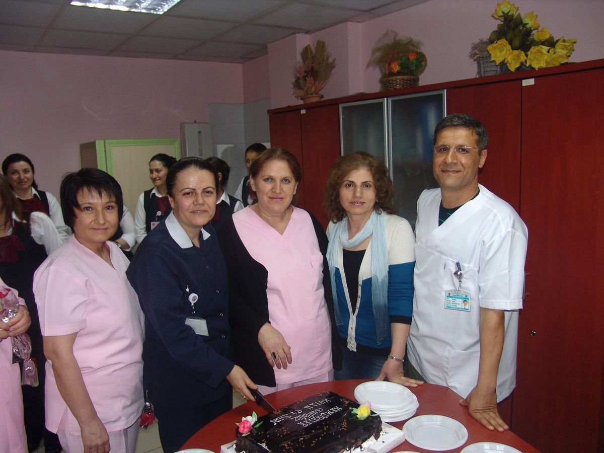 Hemşirelere Çalışanlardan Sürpriz