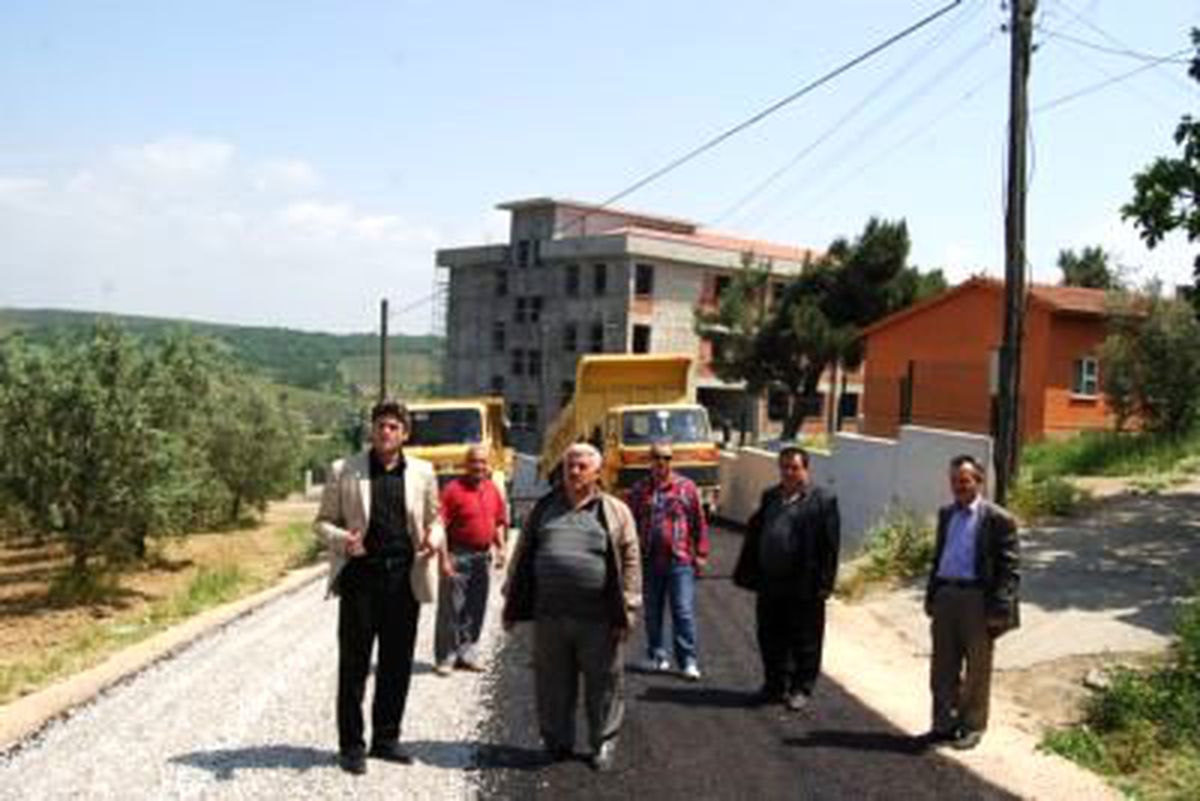 Mudanya Sağlık Lisesi'nin Yolu Tamamlandı