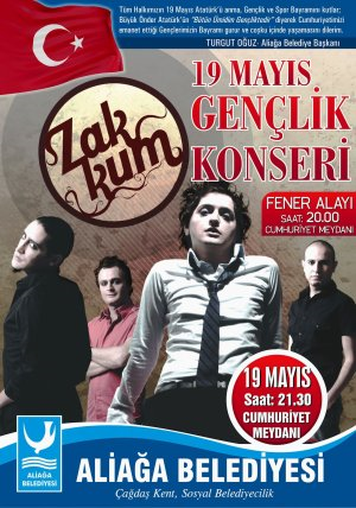 Aliağa Belediyesi'nden 19 Mayıs Kutlaması
