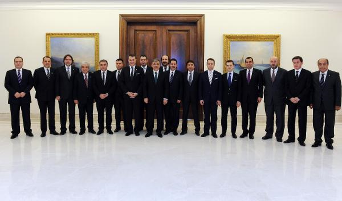 Beşiktaş Yönetimi Çankaya Köşkü\'nde