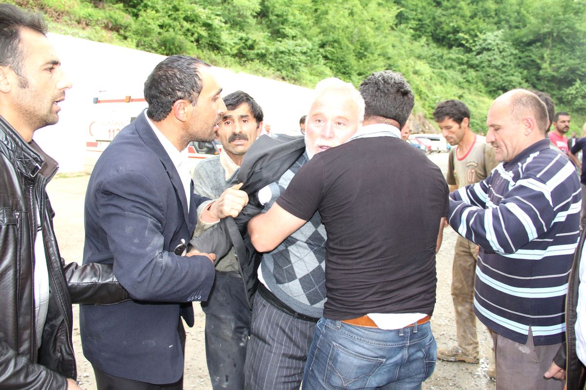 Giresun\'da Hes İnşaatındaki Heyelan