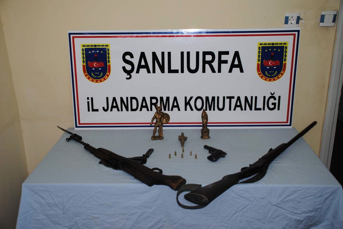 Heykel Kaçakçısı Yakalandı