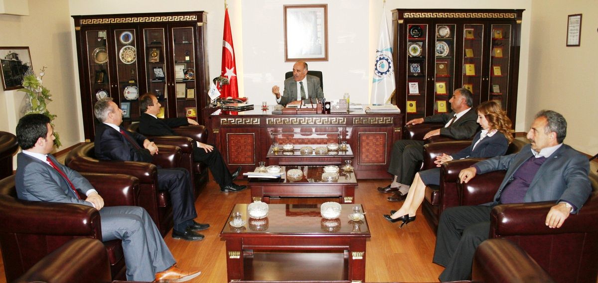 Sgk Yöneticilerinden Başkan Yücelik\'e Ziyaret