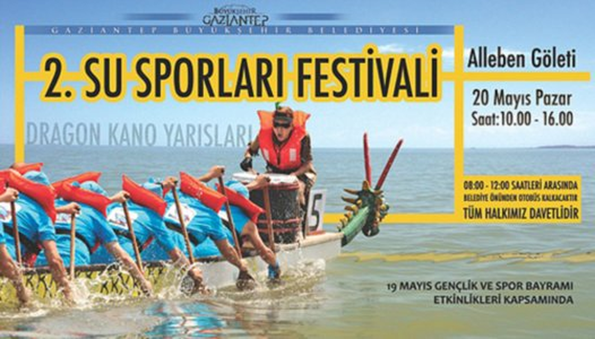 2.Su Sporları Festivali Başlıyor