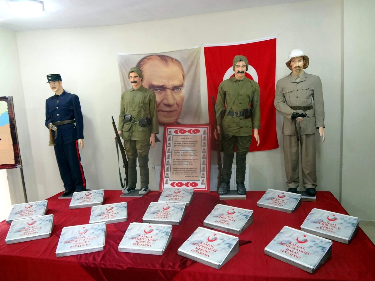 Çanakkale Gezici Müzesi Kangal\'dan Ayrıldı
