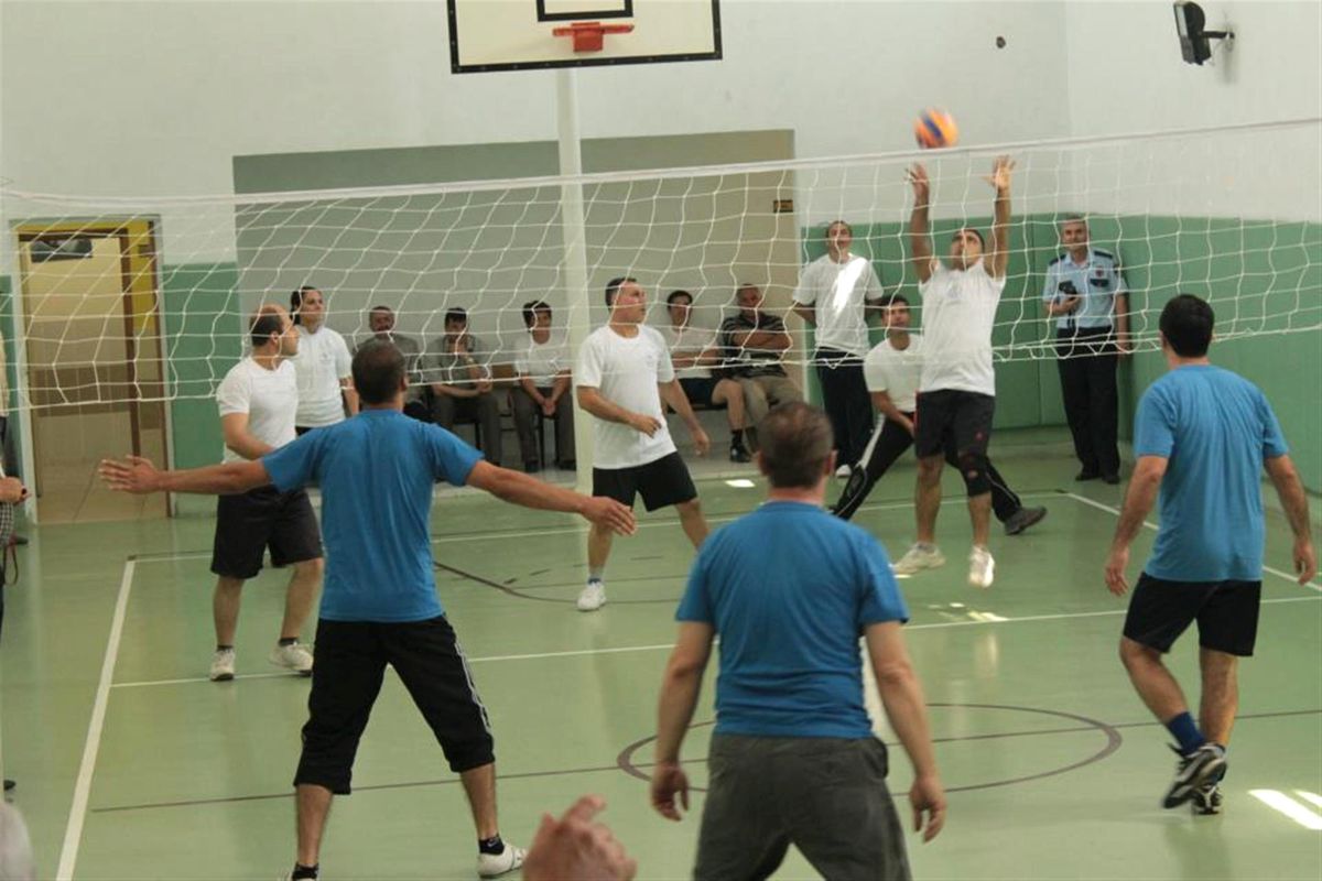 Cezaevinde Voleybol Maçı