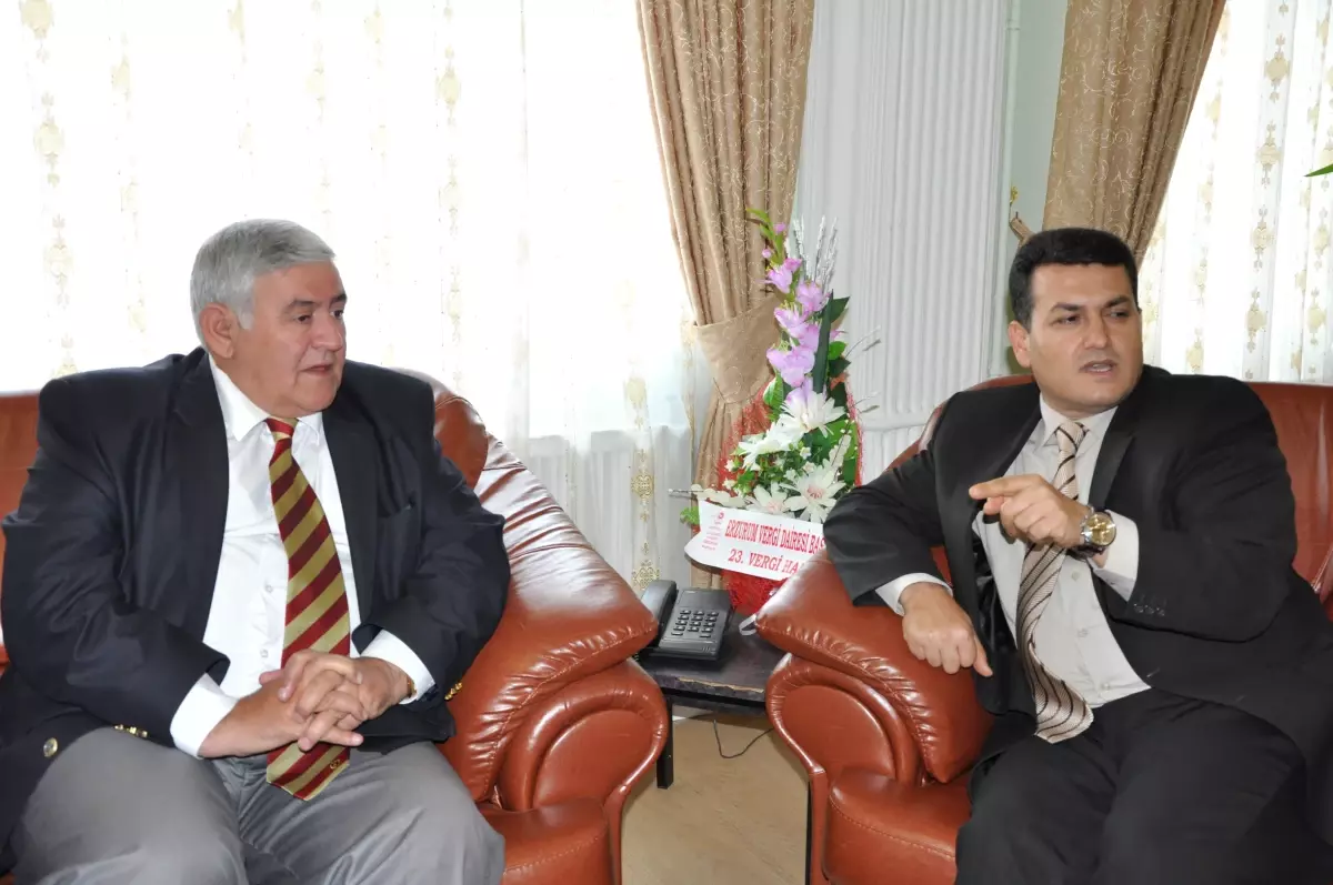 Erzurum Cumhuriyet Başsavcısı Ramazan Apaçık'dan Etb Başkanı Hınıslıoğlu'na Ziyaret…