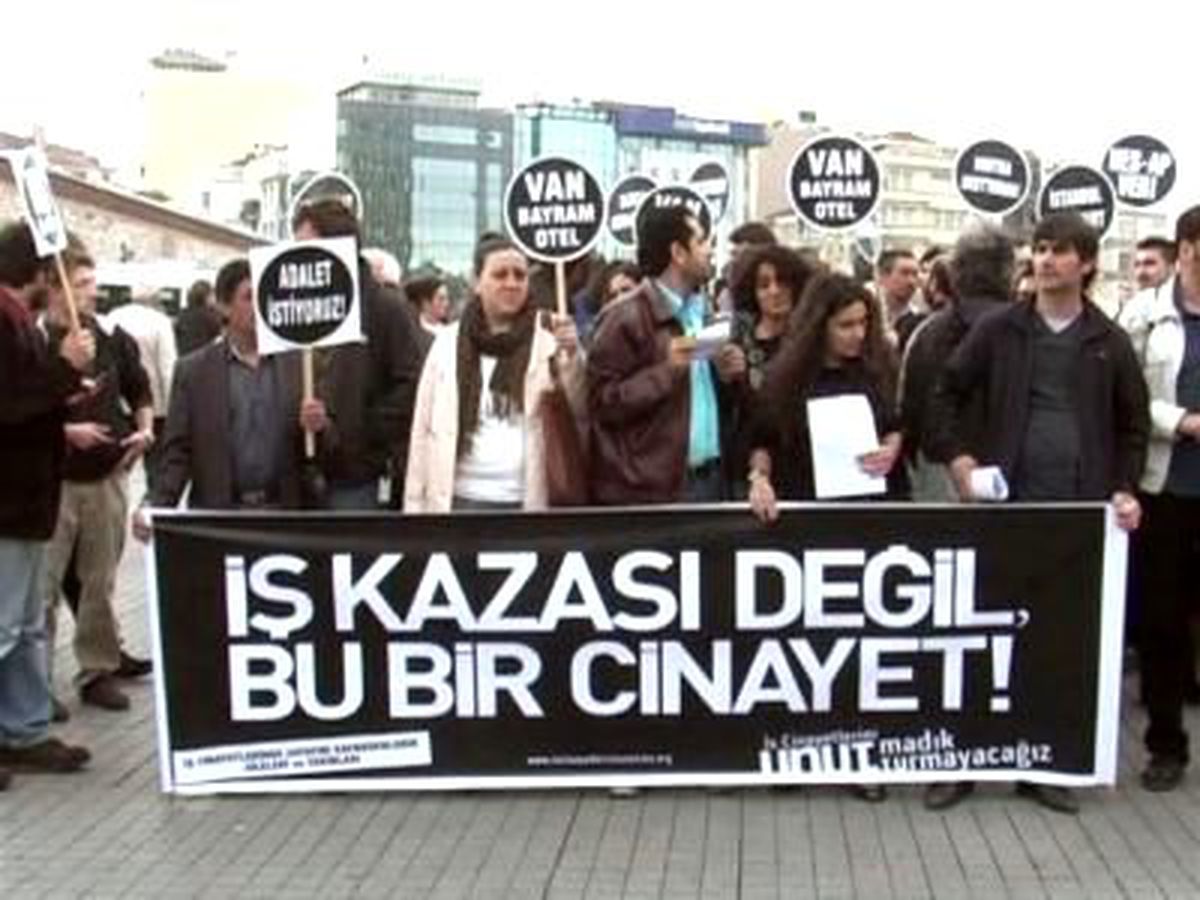 İş Kazaları Protesto Edildi