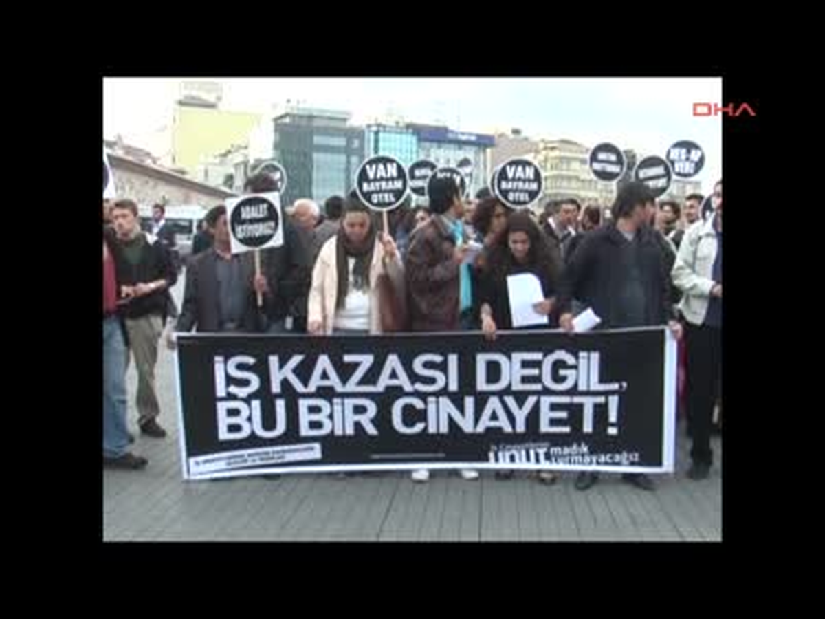 İş Kazaları Protesto Edildi