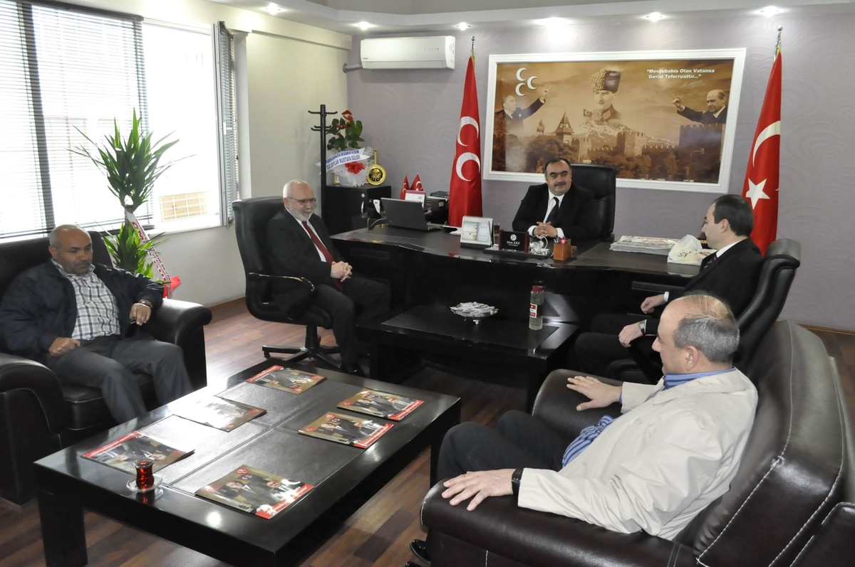 Sarraflar ve Kuyumcular Odası MHP'yi Ziyaret Etti
