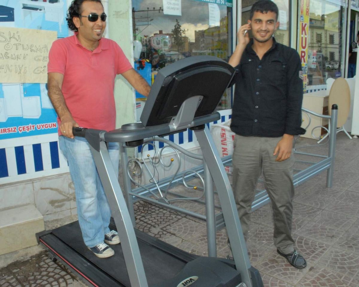 Siverek'te Koşu Bandına Büyük İlgi