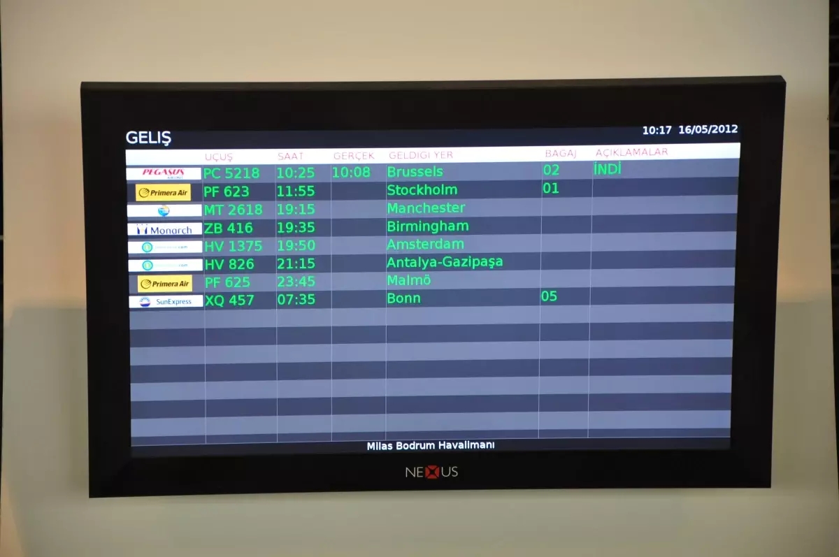 Yeni Milas-Bodrum Havalimanı Dış Hatlar Terminali İlk Yolcularını Ağırladı