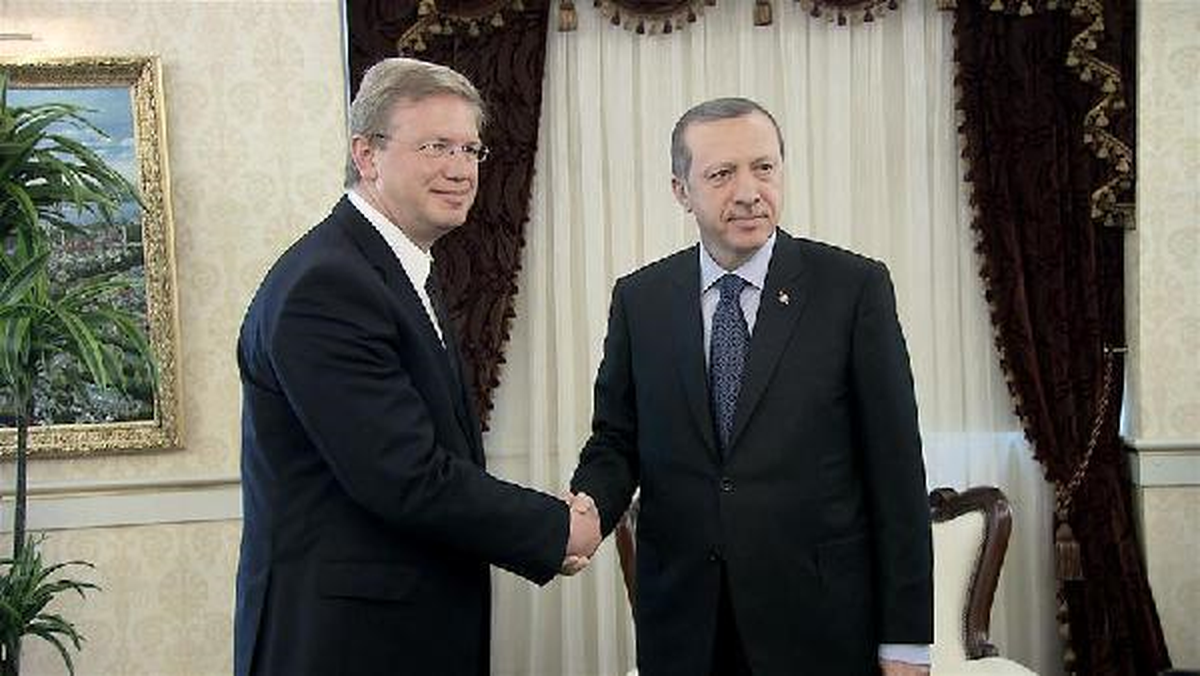 Başbakan Erdoğan, AB Genişleme ve Komşuluk Komiseri Stefan Fule'yi Kabul Etti