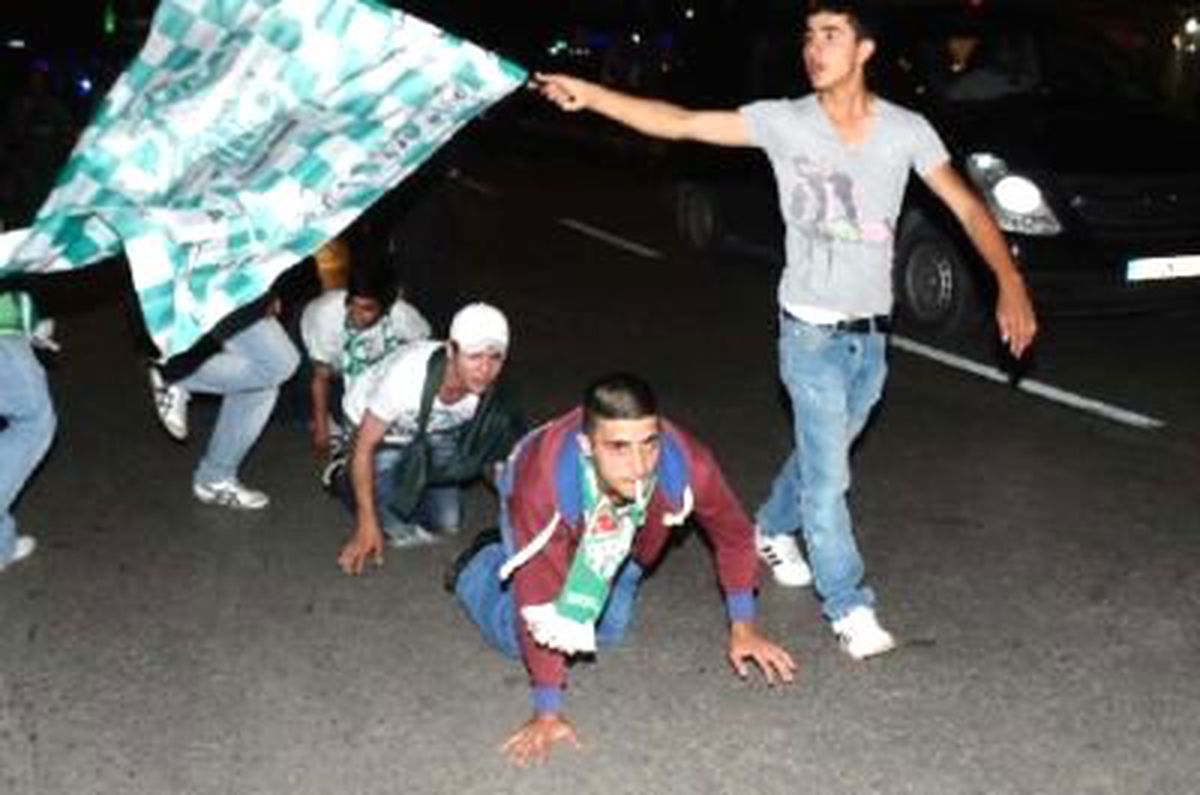 Bursaspor\'da Şaşırtan Kutlama