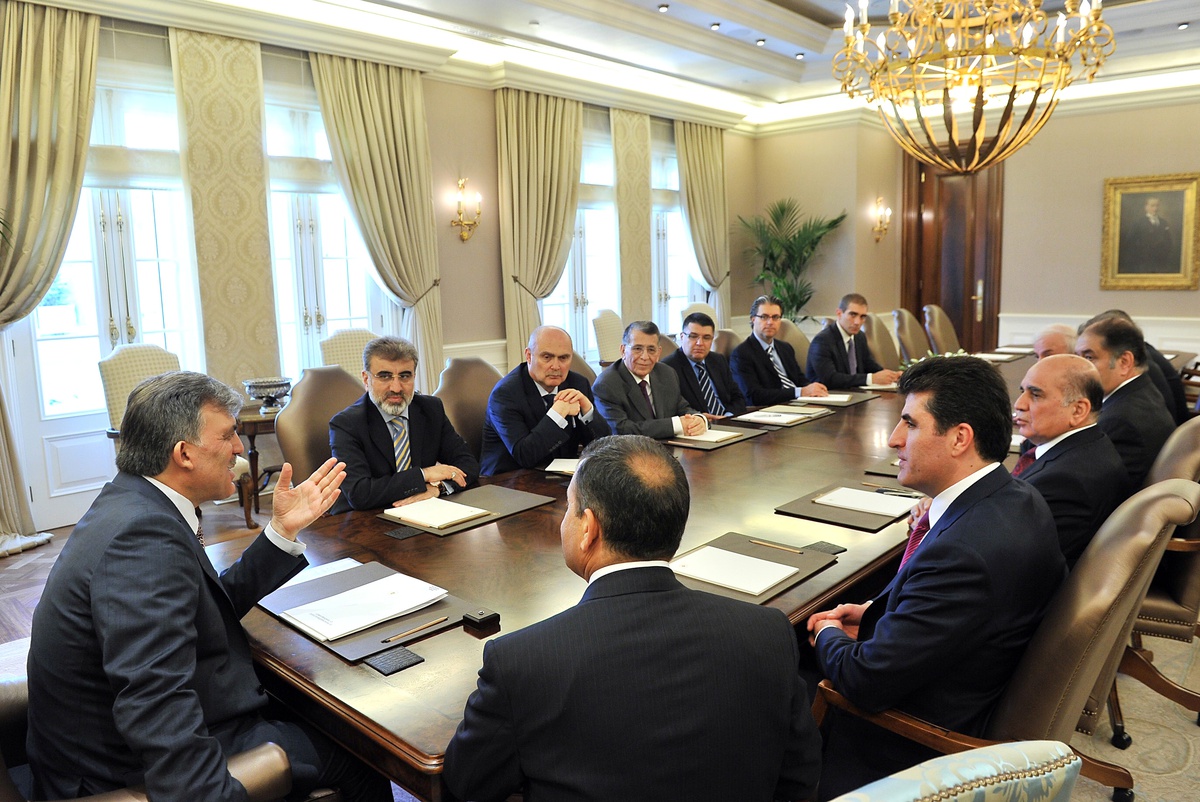 Cumhurbaşkanı Gül, Barzani\'yi Kabul Etti