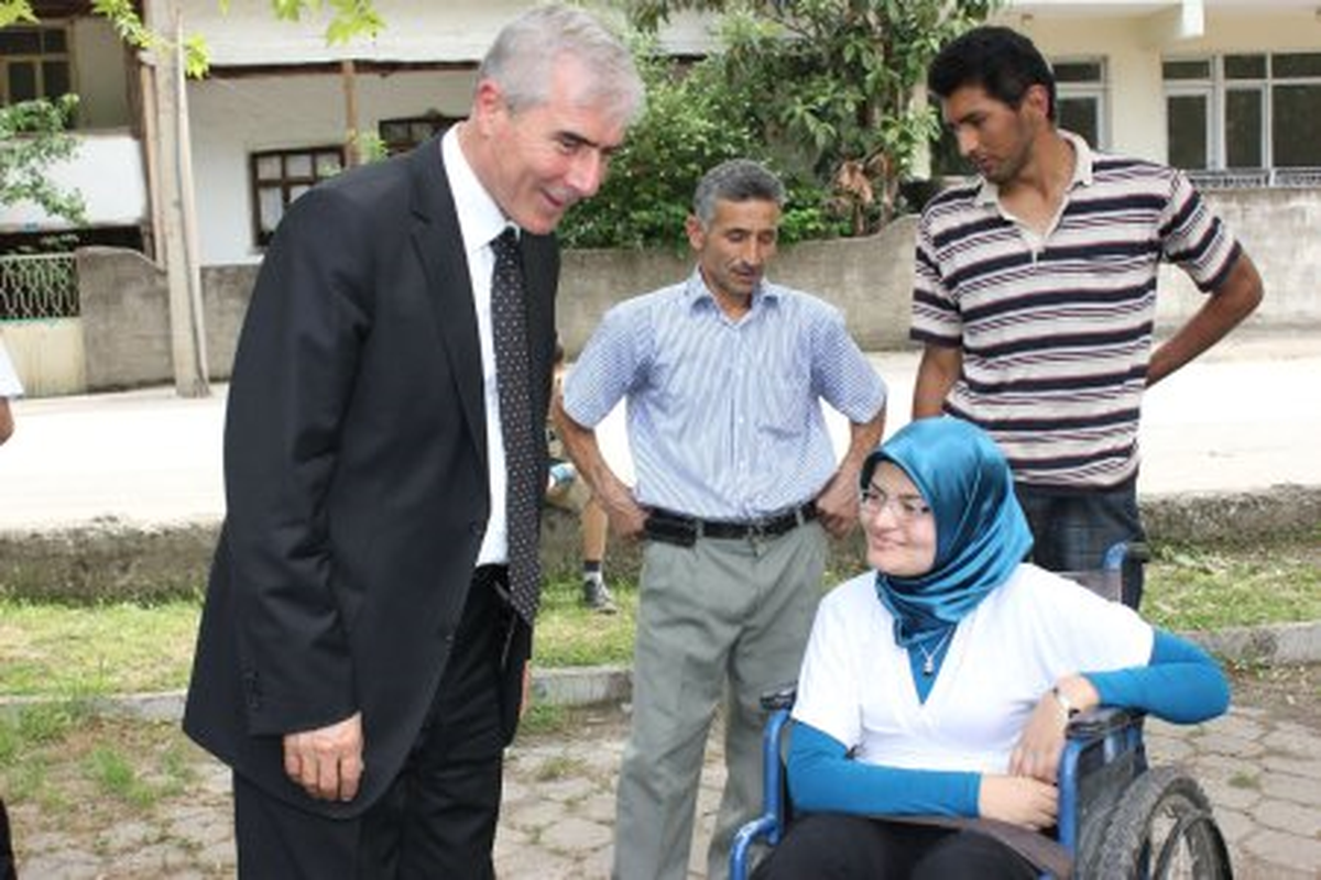 Erbaa\'da 20 Adet Tekerlekli Sandalye Dağıtıldı