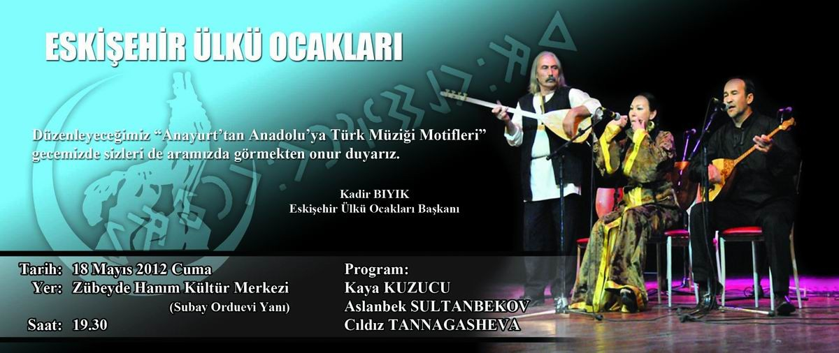 Eskişehir Ülkü Ocakları "Anayurt\'tan Anadolu\'ya Türk Müziği Motifleri" Gecesi Düzenliyor