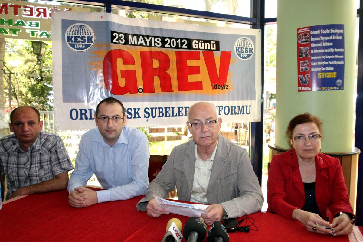 Kesk, 23 Mayıs\'ta Greve Gidiyor