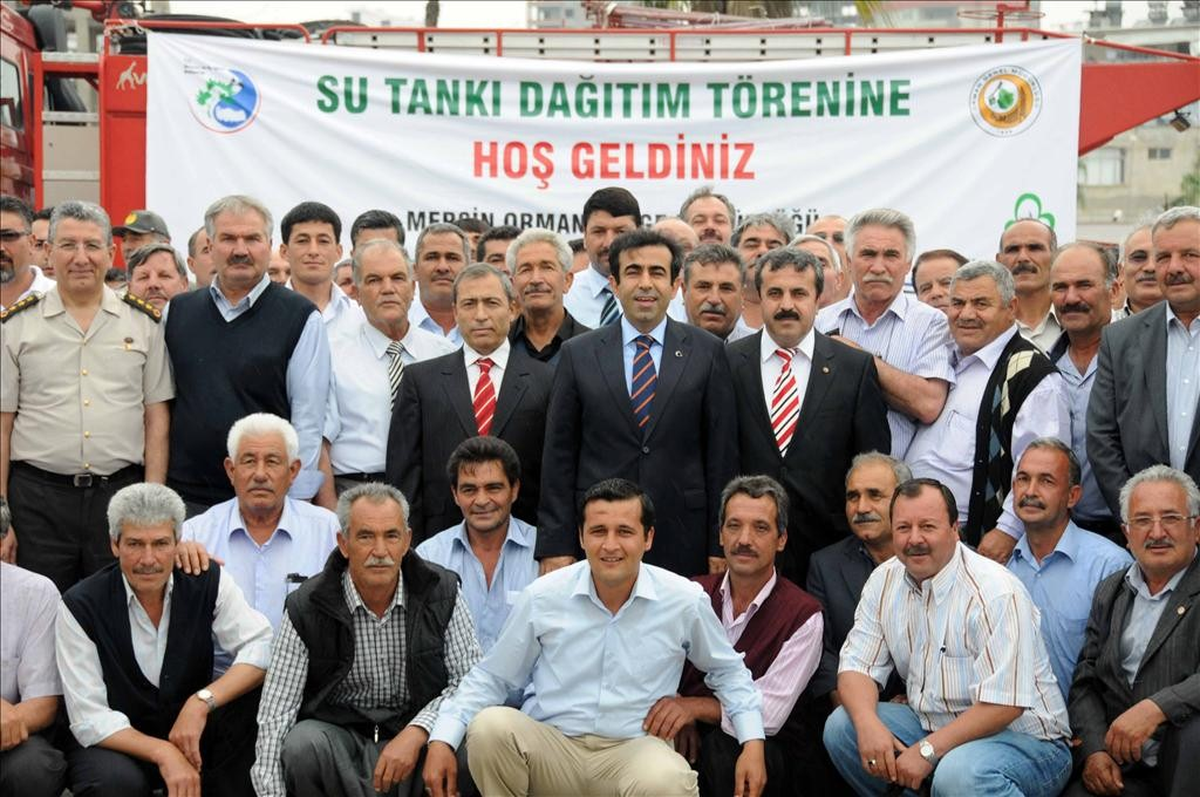 Orman Köylerine Yangına Karşı Su Tankları Verildi