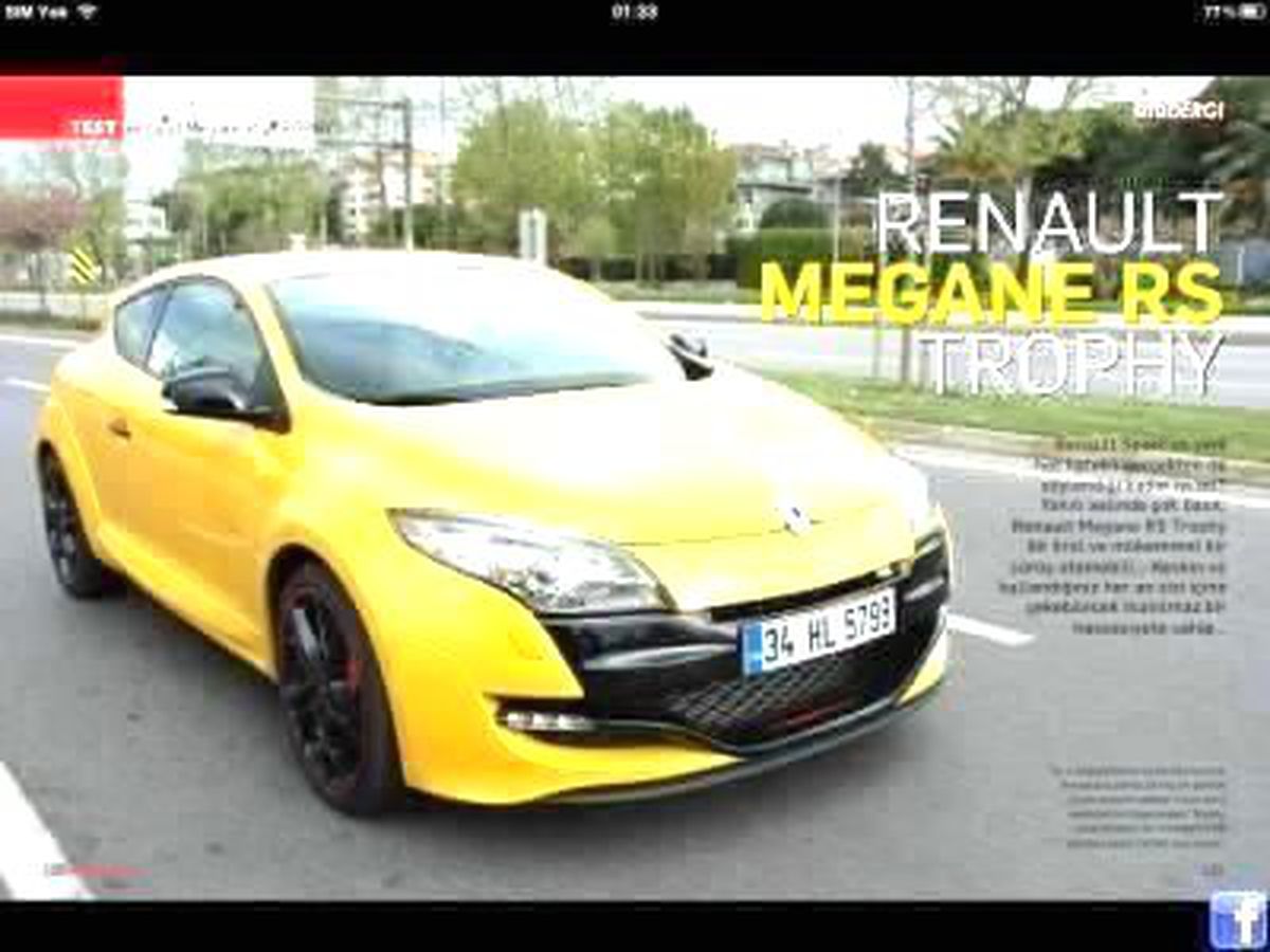 Renault Megane Rs Trophy'nin Testi Otodergi'de