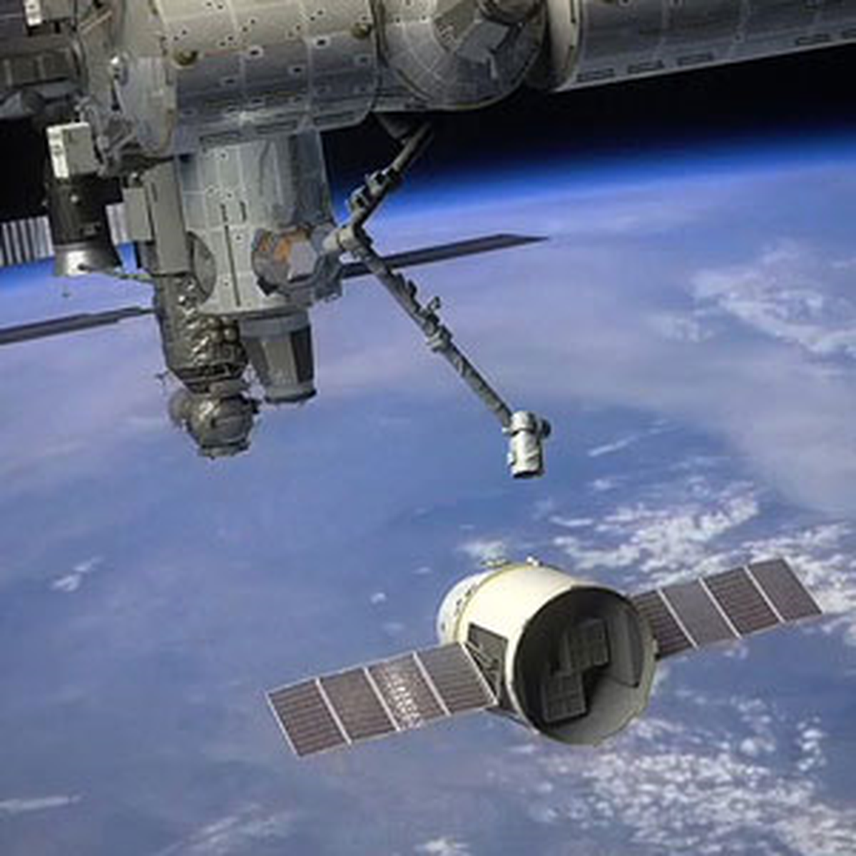 Soyuz Uzay Aracı Kenetlendi