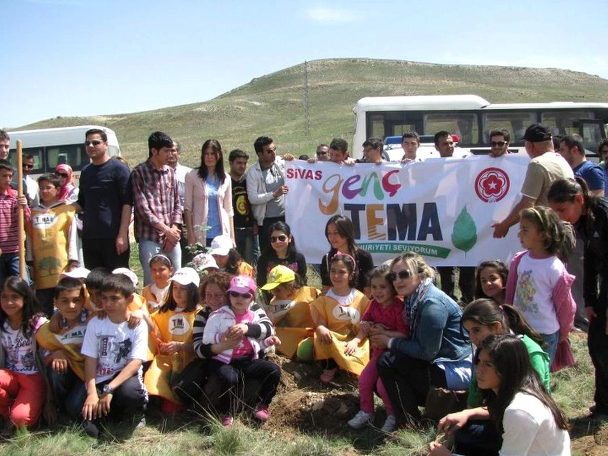 Tema Sivas'ı Yeşillendirmek İçin Çalışıyor