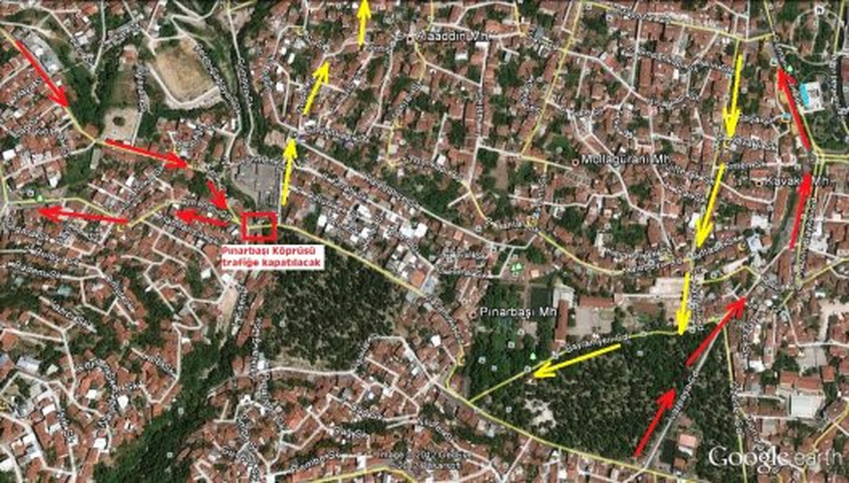 Alacahırka\'da Trafik Düzenlemesi