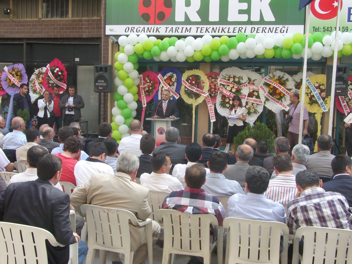 Bafra'da Organik Tarım Teknikleri Derneği Açıldı