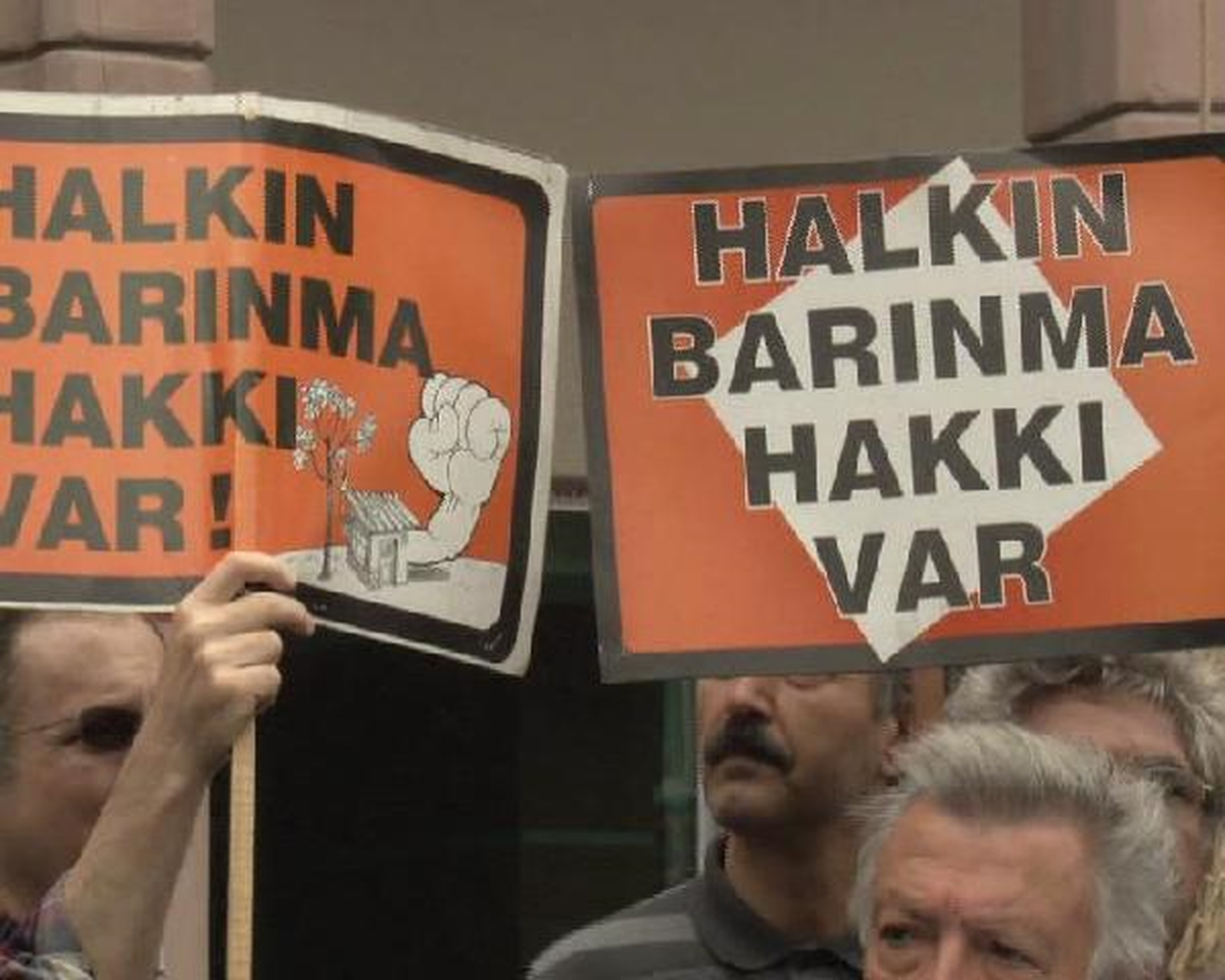 İstanbul\'da Kentsel Dönüşüm Protestosu