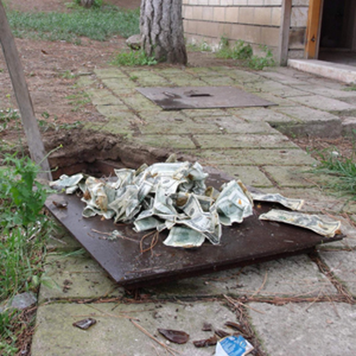 Kanalizasyondan Demetle Dolar Çıktı!