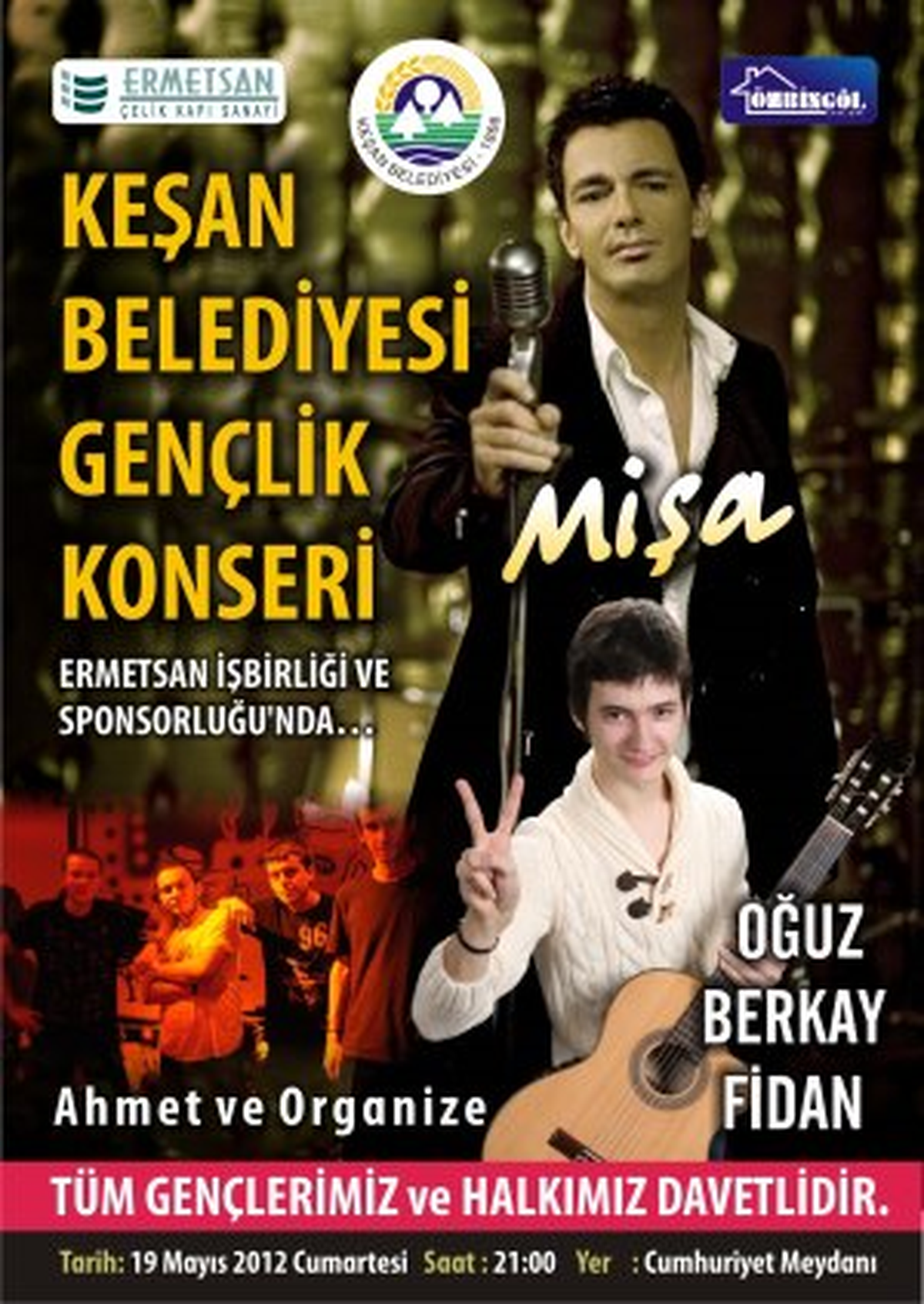 Keşan Belediyesi Gençlik Konseri Düzenleyecek