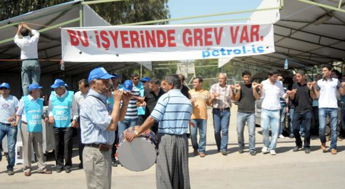 Soda ve Kromsan\'da 530 İşçi Greve Çıktı