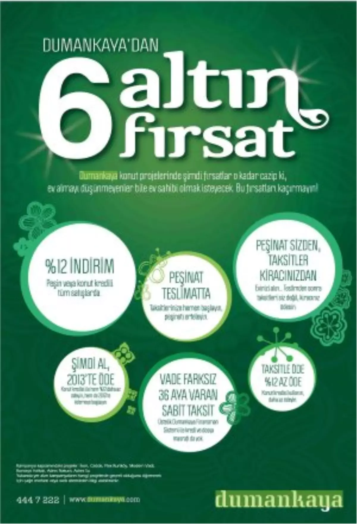 Yaza Girmeden Önce 6 Altın Fırsat Dumankaya\'dan