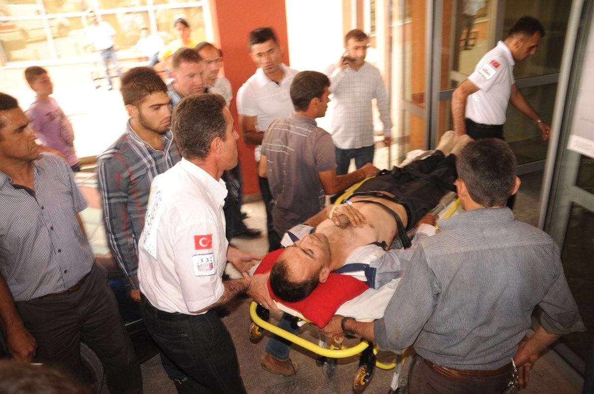 Cizre\'de Trafik Kazası: 1 Yaralı