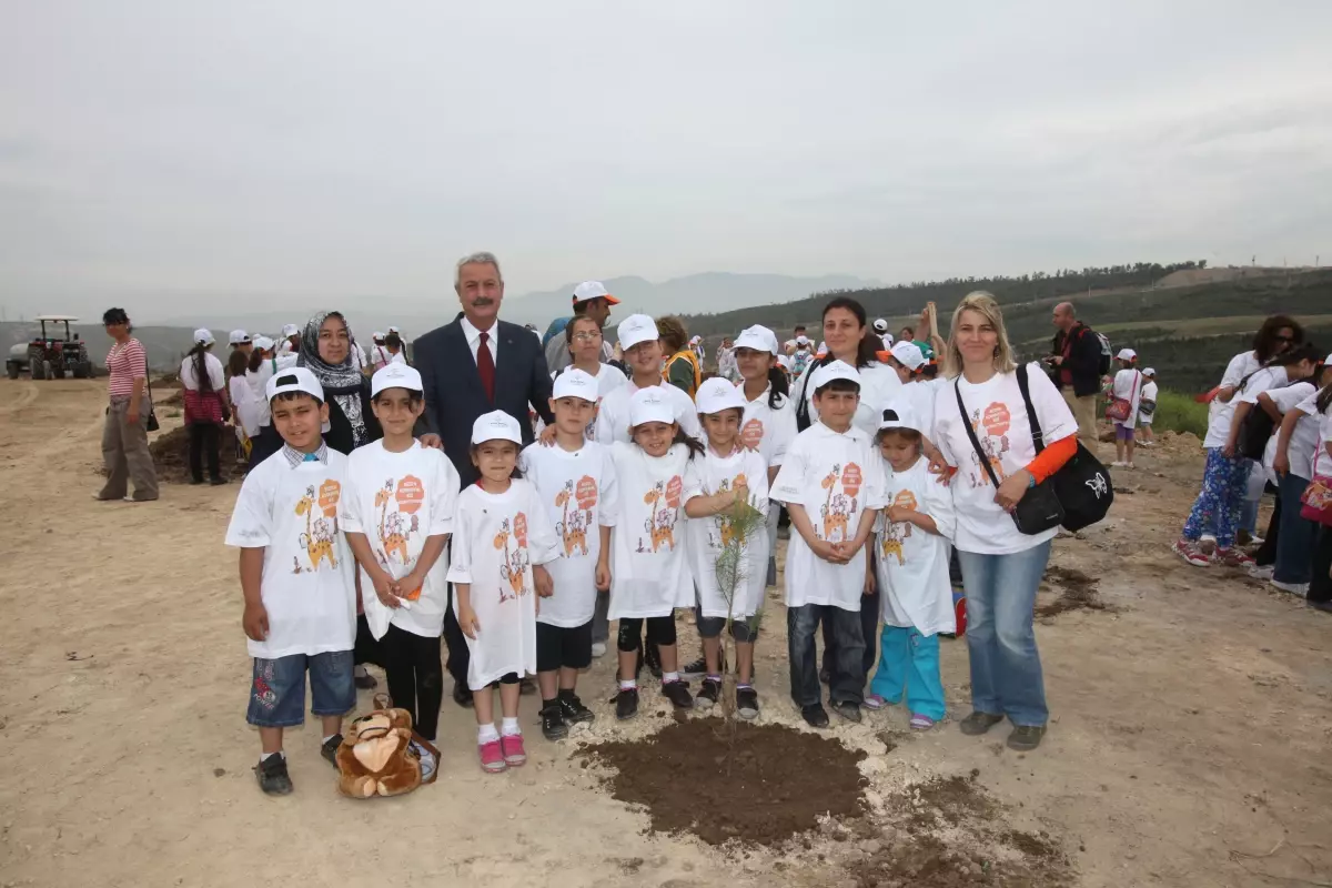 Karabağlar\'da 2 Bin Fıstık Çamı Dikildi