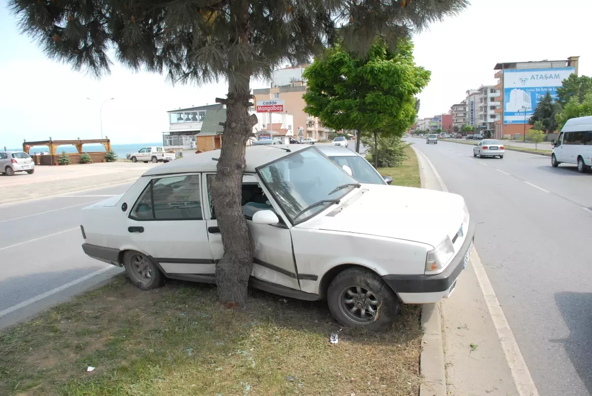 Kazaya Karışan Sürücü Kaçtı