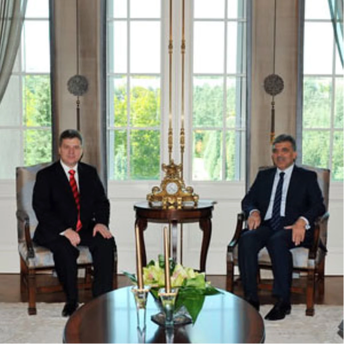 Cumhurbaşkanı Gül, Makedonya Cumhurbaşkanı İvanov ile Görüştü