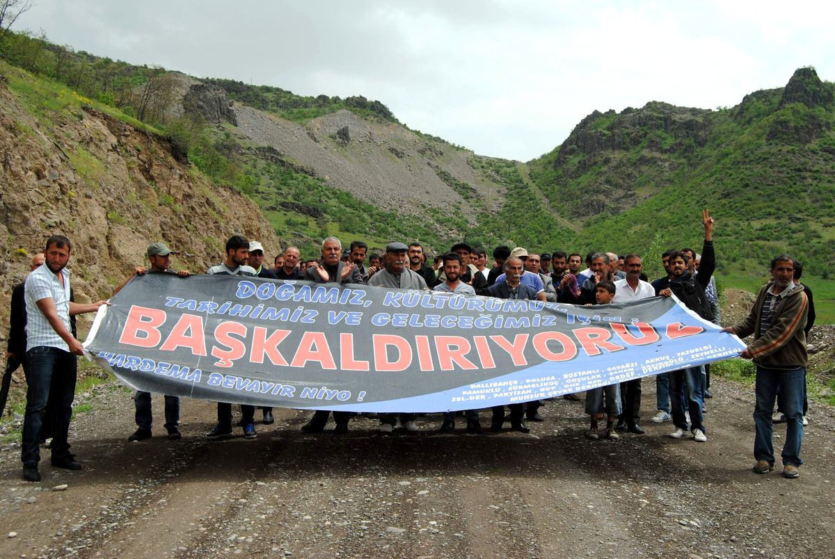 Köylülerden "Baraj İstemiyoruz" Eylemi