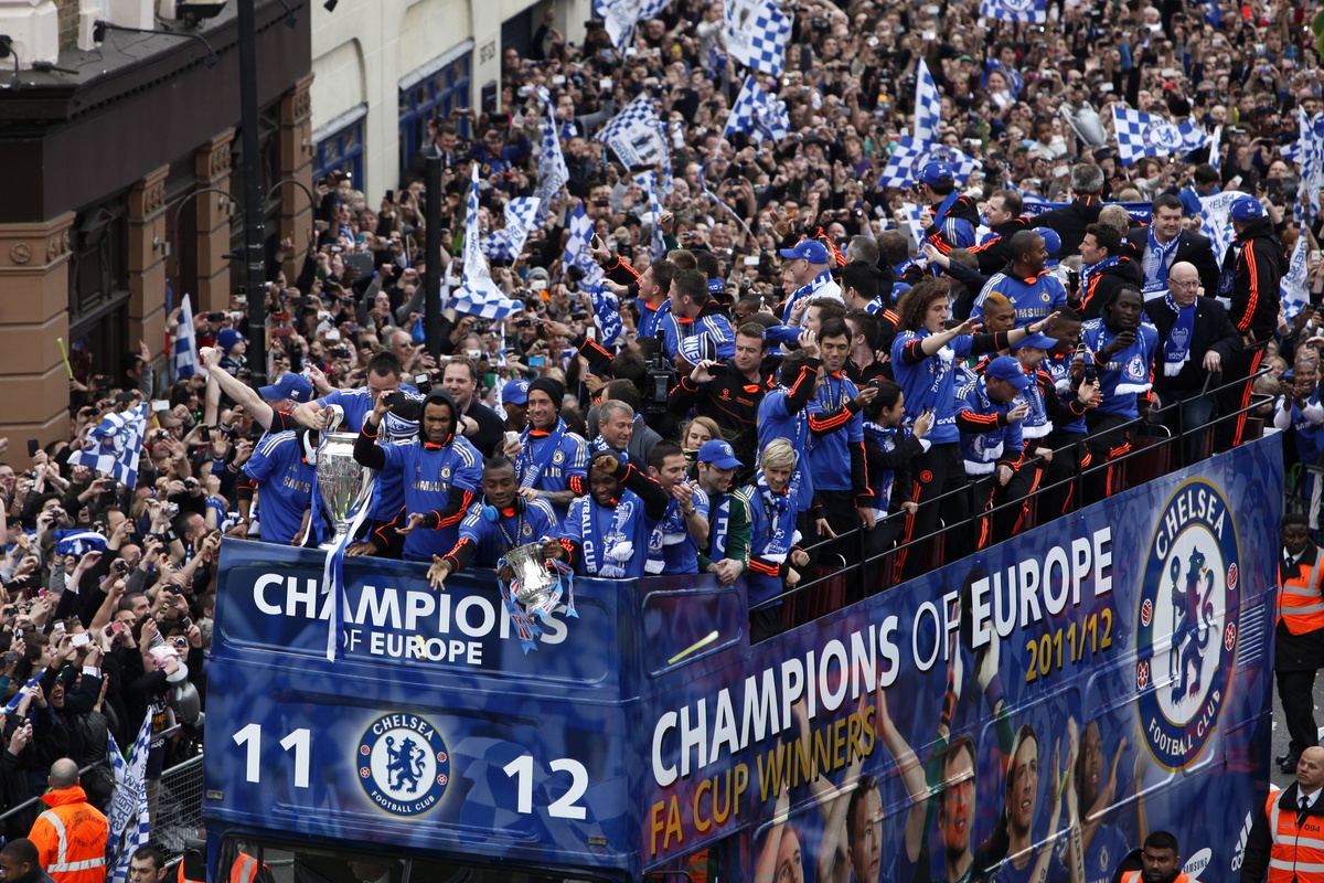 Şampiyonlar Şampiyonu Chelsea, Londra'da Büyük Coşku ile Karşılandı