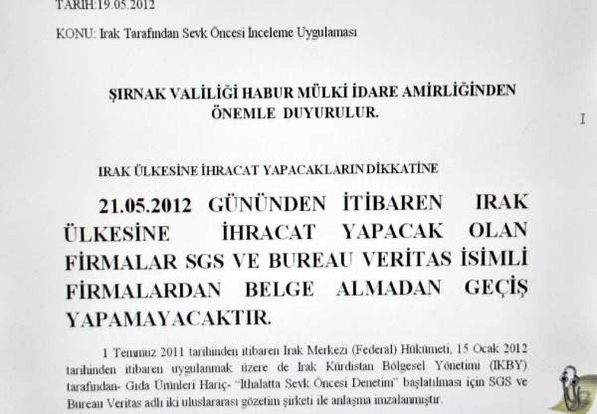 Şırnak Valiliği, İlk Kez 'Irak Kürdistan Bölgesel Yönetimi' Dedi